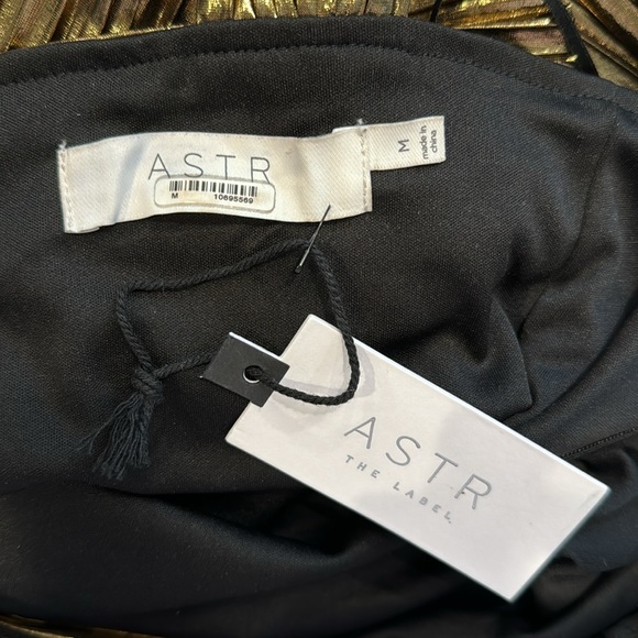 SOLD ASTR Golda Dress in Gold (w/ tags) - Picture 6 of 6
